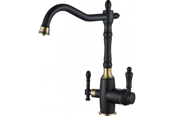 Смеситель для кухни Steel Hammer SH 812 Black Br