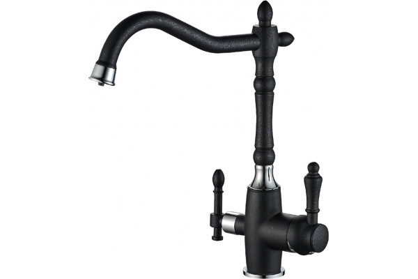 Смеситель для кухни Steel Hammer SH 812 Black Cr