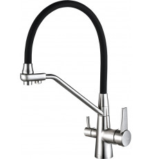 Смеситель для кухни Steel Hammer SH 903-6 Cr с гибким изливом
