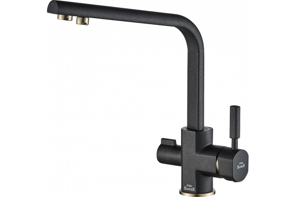 Смеситель для кухни Steel Hammer SH 909 Black Br