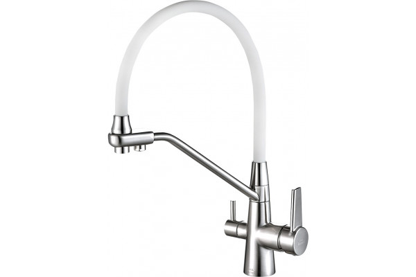 Смеситель для кухни Steel Hammer SH 903-8 Cr с гибким изливом