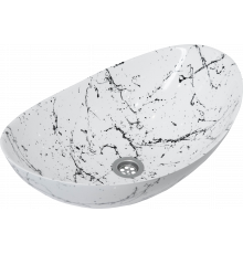 Раковина Stella Polar Орион белый мрамор