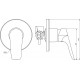 Смеситель для душа STWORKI Дублин HFDB75000 C ВНУТРЕННЕЙ ЧАСТЬЮ, хром, встроенный, однорычажный, латунь