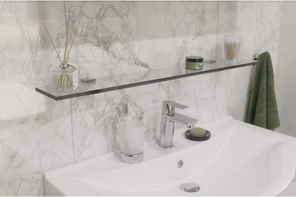 Полка STWORKI Glass Shelf 80 полкодержатели хром