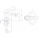 Смеситель для раковины STWORKI Флом HDA3331M