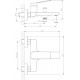 Смеситель для ванны с душем STWORKI Хаммель ХАМ-03cr хром