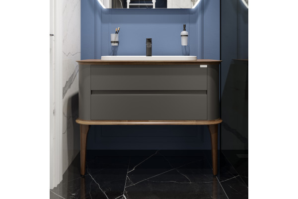 Мебель для ванной STWORKI Pier, 102 anthracite