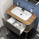 Мебель для ванной STWORKI Pier, 102 anthracite