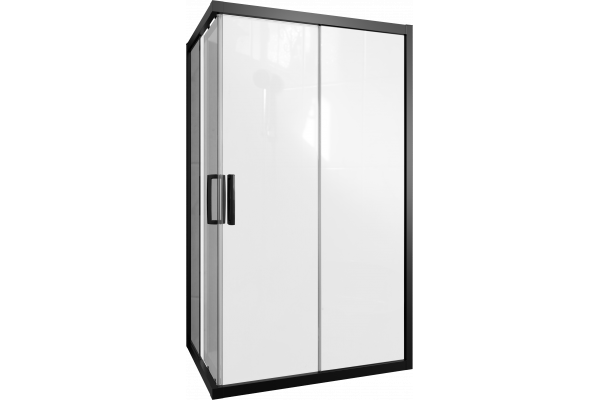 Душевой уголок STWORKI Карлстад 120x90 см профиль черный матовый, с поддоном Эстерсунд