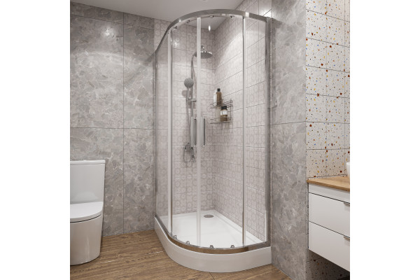 Поддон для душа STWORKI Хельсинки 120x80 L, с сифоном