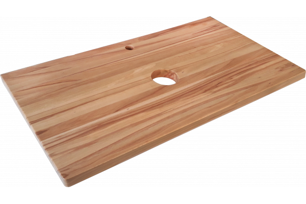Тумба с раковиной STWORKI Берген 100 белая, со светлой столешницей, раковина Bocchi Vessel 1172-061-0125