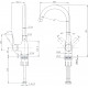 Смеситель для кухни STWORKI HWX0603-P01BK