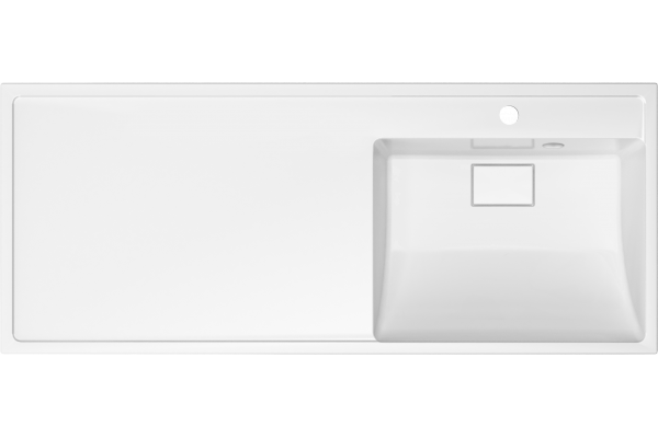 Раковина STWORKI Флом SFnS1200R на стиральную машину, с кронштейном