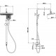 Душевая стойка STWORKI Готланд WH625-C хром