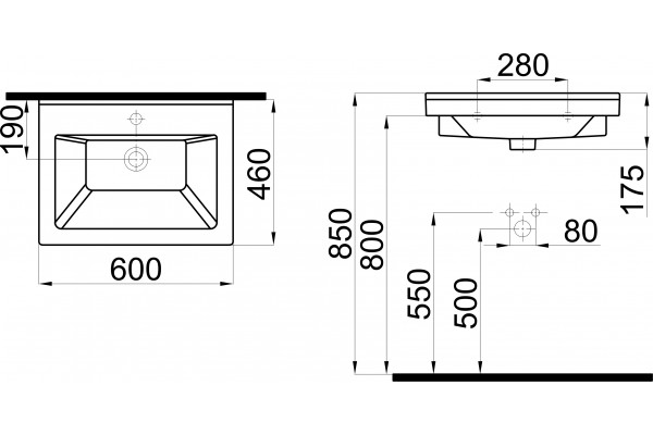 Раковина STWORKI 60 K0201-5605