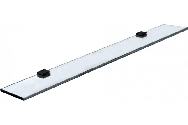 Полка STWORKI Glass Shelf 60 полкодержатели черные