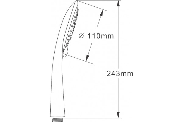 Душевая лейка STWORKI Скаген SK-02cr