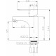 Смеситель для раковины STWORKI Хальмстад WFD11543