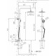 Душевая стойка STWORKI Гётеборг P36411-484/1B-1