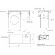 Раковина STWORKI Флом SFnS1100R на стиральную машину, с кронштейном