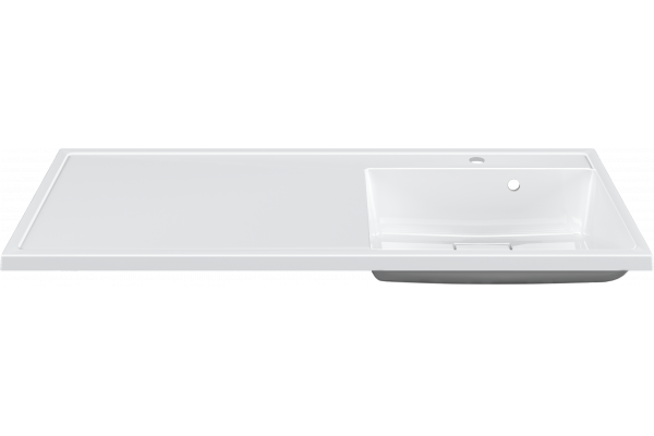 Раковина STWORKI Флом SFnS1100R на стиральную машину, с кронштейном