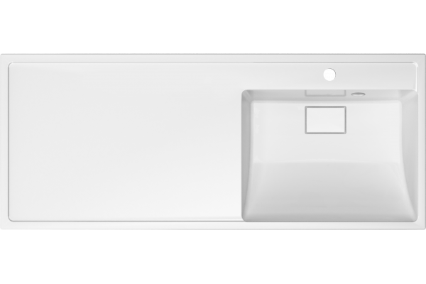 Раковина STWORKI Флом SFnS1100R на стиральную машину, с кронштейном