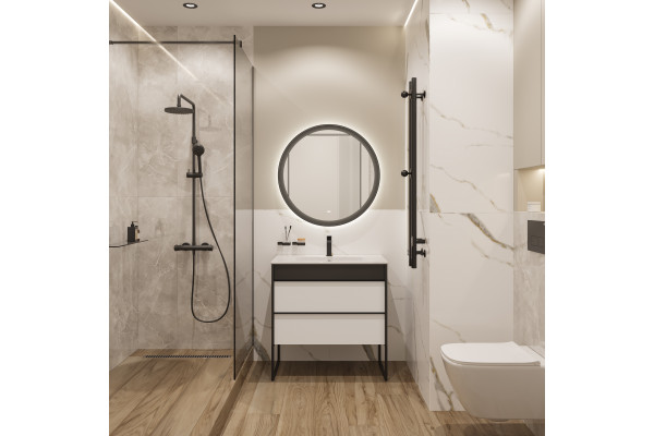 Полка STWORKI Glass Shelf 60 полкодержатели хром