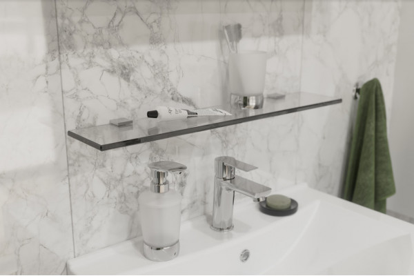 Полка STWORKI Glass Shelf 60 полкодержатели хром