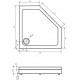 Поддон для душа STWORKI Копенгаген 90x90, с сифоном и экраном