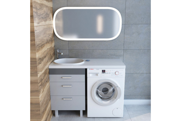 Раковина STWORKI Bruks RBS120L на стиральную машину