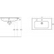 Раковина STWORKI Гриндстед 43081-112-KL антрацит