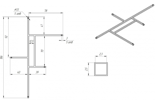 Акриловая ванна STWORKI Молде L 170x100 см, угловая, с каркасом, асимметричная