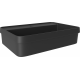 Тумба с раковиной STWORKI Luna 100 black matt