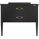 Тумба с раковиной STWORKI Luna 100 black matt