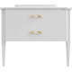 Тумба с раковиной STWORKI Luna 100 white