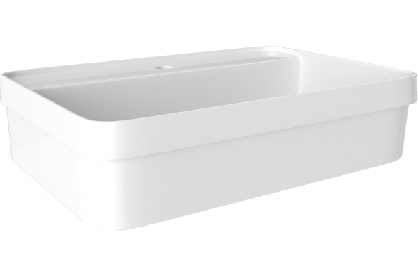 Тумба с раковиной STWORKI Valisso 105 white, золотые ручки