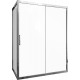 Душевой уголок STWORKI Эстерсунд 160x80 см профиль хром глянец