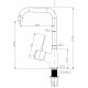 Смеситель для кухни STWORKI WFD04007GA черный матовый