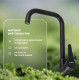 Смеситель для кухни STWORKI WFD04007GA черный матовый