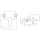 Смеситель для ванны с душем STWORKI Алта 35131-139/1BG-IG11