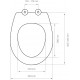 Комплект Унитаз подвесной STWORKI Хедмарк 3510 безободковый + Крышка Smart 0302 с микролифтом + Инсталляция + Кнопка 230824 белая