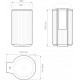 Мебель для ванной STWORKI Lotus 42 white