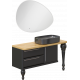 Мебель для ванной STWORKI Prestige, 140 black matt