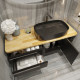 Мебель для ванной STWORKI Prestige, 140 black matt