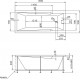 Комплект Акриловая ванна STWORKI Копенгаген KP19090 без опоры 190x90 см + Каркас 190 + Душевая стойка Ларвик HWB0502-P01GD вороненая сталь