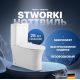 Унитаз-компакт STWORKI Ноттвиль NO-01un, безободковый, с микролифтом, напольный, с бачком, с прямым выпуском, фарфоровый
