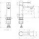 Смеситель для раковины STWORKI Рандерс HWM0501-A01BK