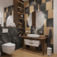 Тумба с раковиной STWORKI Brezza 130 wood