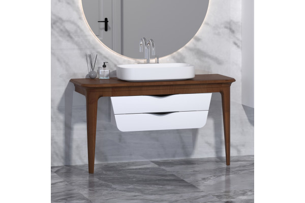 Тумба с раковиной STWORKI Brezza 130 wood