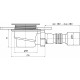 Поддон для душа STWORKI Эстерсунд 160x90 белый камень, с сифоном